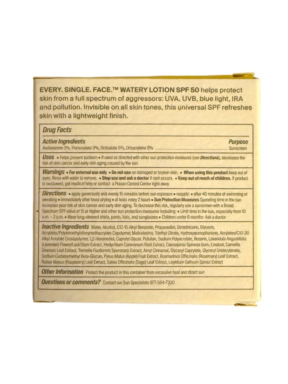Supergoop! Every. Single. Face. Watery Lotion Sunscreen SPF 50, 1.7 fl oz/ 50 ml - Picture 11 of 13